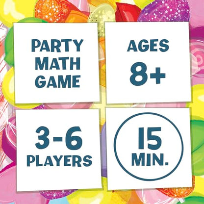 Melon Rind Clumsy Thief Candy Shop Math Game for Kids Ages 8+, Adding to 20 Card Game to Develop Math Skills with Confidence, Educational, Fun Activity for 3-6 Players - style: Adding to 20