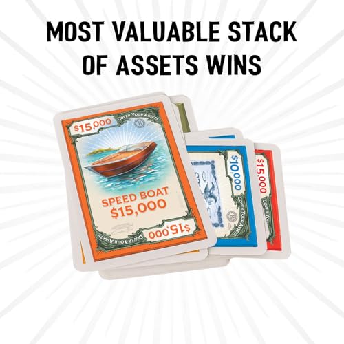 Grandpa Beck's Games Cover Your Assets Set Collection Card Game | Steal, defend, and grow valuable collections in the fast-paced family card game that keeps everyone on their toes