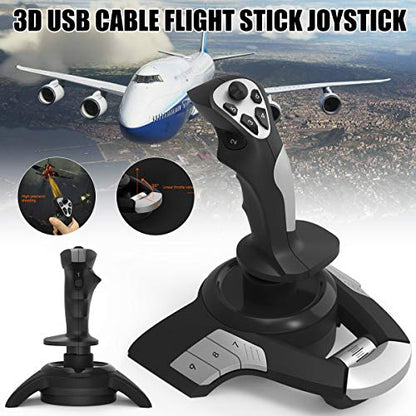 USB Flight Stick PC Joystick Controller Simulator Gamepad Wired Gaming Control for Flight Stick Simulation Games New