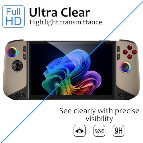 Lokyoo 3-Pack Screen Protector for MSI Claw 8 AI+ Handheld Game Console | Transparent HD Clear, Anti-Scratch, High Touch Sensitivity, for MSI Claw 8 AI+
