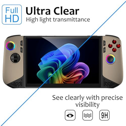 Lokyoo 3-Pack Screen Protector for MSI Claw 8 AI+ Handheld Game Console | Transparent HD Clear, Anti-Scratch, High Touch Sensitivity, for MSI Claw 8 AI+
