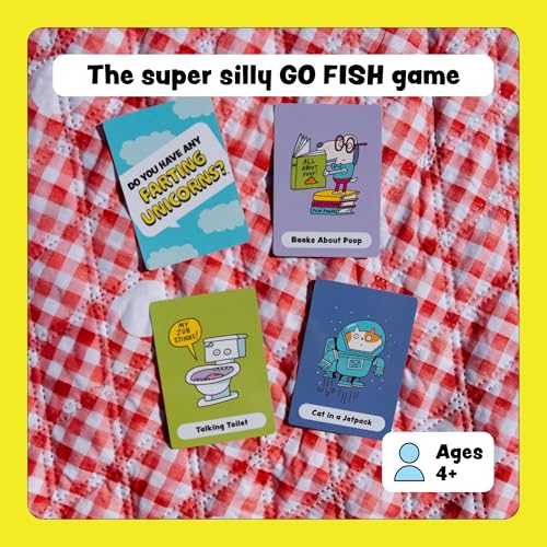 Do You Have Any Farting Unicorns? A Silly Go Fish Card Game | Ages 4+ | 52 Cards, 2-6 Players, Kids Birthday Parties, Classroom Fun, Playdates, Family Card Game, Quick & Portable Card Game