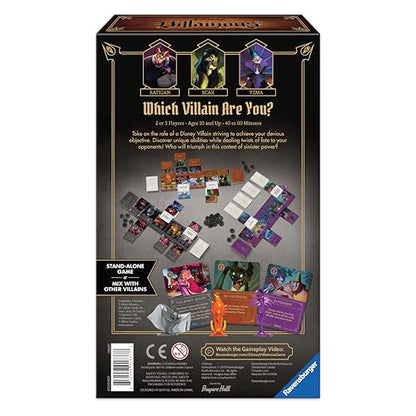 Ravensburger Disney Villainous - Evil Comes Prepared - Strategy Board Game - Play as Stand-Alone, or with Other Villainous Games - with Scar, Ratigan, and Yzma - 2019 Toy of The Year Award - Ages 10+