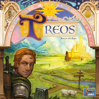 Treos Board Game | An Adventurous Quest for Gold! Strategy Game, Family Game for Kids & Adults, Ages 10+, 2-4 Players, 40-80 Mins