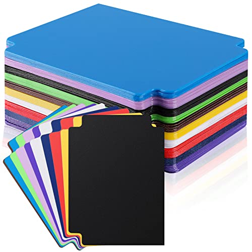 60 Pcs Trading Card Divider Multicolor Card Separators for Office Games Plastics Sports Baseball Card Dividers with Tabs Cards Box Dividers for photocard, 2.71 * 3.8 Inches - color: Multicolor, size: 60