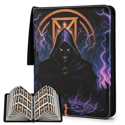 9 Pocket Card Binder for MTG/YGO/PTCG/Game Cards, Holds 720 Cards,Premium Card Collector Book for TCG Players,Toys Gifts for Kids-Purple - color: 2-Purple