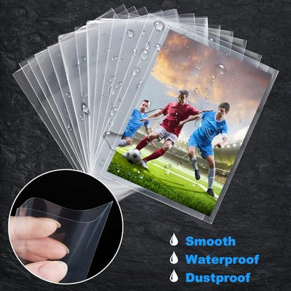 200Pcs Card Sleeves, Penny Sleeve,Trading Card Sleeve, Clear Inner Protector Fit for MTG TCG Baseball Football Soccer Sports Standard Trading Cards Sleeve
