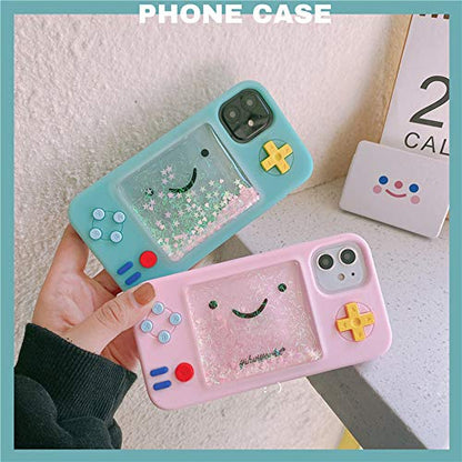 UnnFiko Squishy 3D Cartoon Game Shape Case Compatible with iPhone, Creative Liquid Stars Funny Play Case Soft Rubber Protective Cover (Blue, iPhone 13 Pro) - color: Blue, size: iPhone 13 Pro