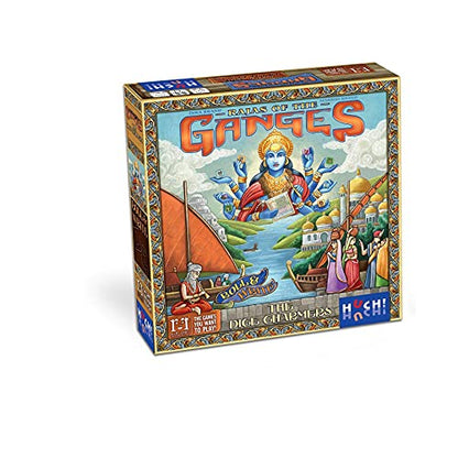 R & R Games Rajas of The Ganges, The Dice Charmers, A New Version of the Popular Board Game Rajas of the Ganges, Perfect for 2-5 Players, Board Games for Adults and Kids