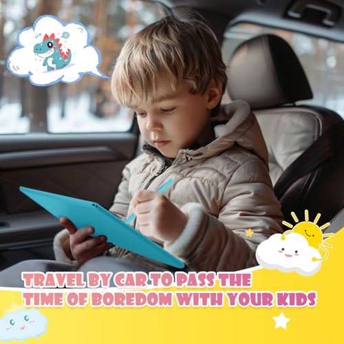 Toddler Boy Toys, Kids LCD Writing Tablet, Mess Free Coloring Books | 10 inch Drawing Pad, Travel Games, Educational Toys for 3-8 Years Old Boys and Girls, Kids Gifts - color: 10”blue