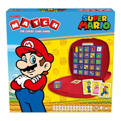 Top Trumps Match Game Super Mario – Family Board Games for Kids and Adults – Matching Game and Memory Game – Fun Two Player Kids – Memories and Learning, Board Games for 4 and up