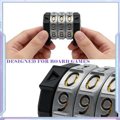 Life Counter for MTG & Board Games, 3-Ring Spinner Wheel Health Tracker Gradient Game Counter for Board Game Table top Games Magic Card Game Accessories CCG Creature Stats, 1Pcs