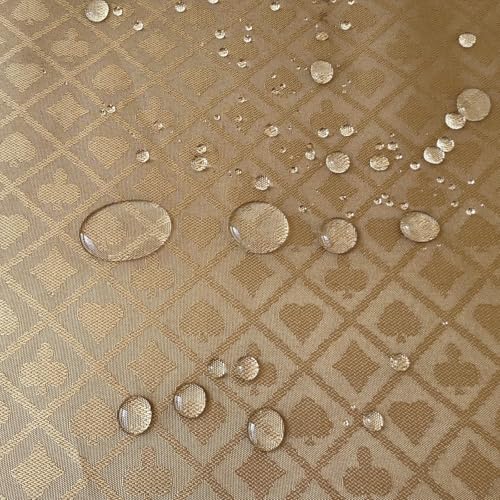 Speed Cloth Poker Table Fabric - 108X60 Inch Section of Casino Card Game Table Felt Top Cover Accessories - Gold - color: Gold