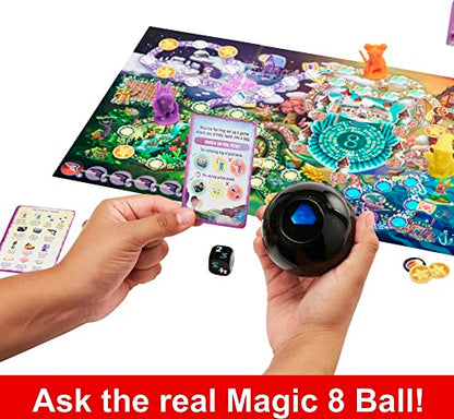 Mattel Games Magic 8 Ball Magical Encounters Board Game for Kids & Families, Cooperative Player Game with Real Magic 8 Ball - style: Board Game