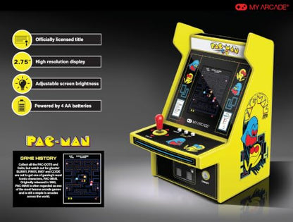 My Arcade Pac-Man Micro Player Pro: 6.8" Handheld Game, Arcade Classics - style: Pac Man