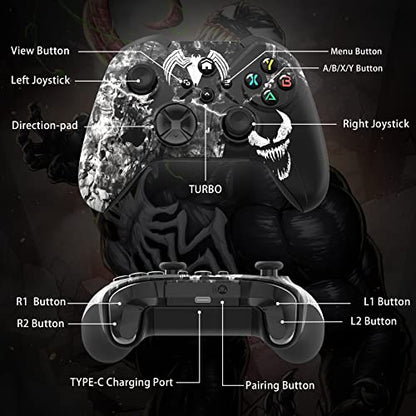 Gamrombo Wireless Controlle for Xbox Controller,Compatible with Xbox One,Xbox Series X/S, PC with Turbo/Macro Function, 3.5mm Headphone Jack