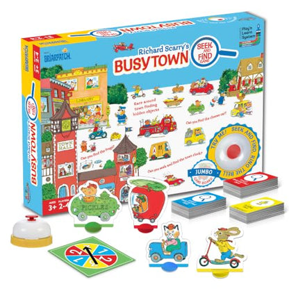 Richard Scarry's Busytown Seek & Find Game, Preschool Learning, Ages 3+