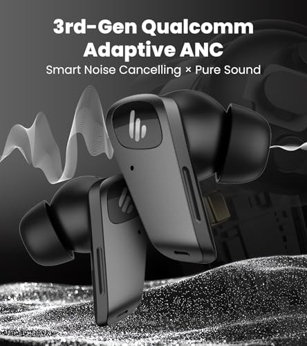 Edifier NeoBuds Planar TWS Earbuds - Hi-Res Wireless, 12mm Planar Magnetic Drivers, Snapdragon Sound, Hybrid ANC, Bluetooth 5.4 Dual Connection, 30H Playtime, Google Fast Pair, 60ms Low Latency