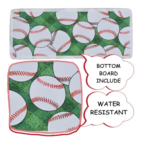 NGIL Utility Water Resistant Tote Bag | Work Tote for Women, Nurse Bag, Teacher's Choice Purse, Gym Bag, Everyday Organizer Top Zipper Closure - color: Baseball Field- Black