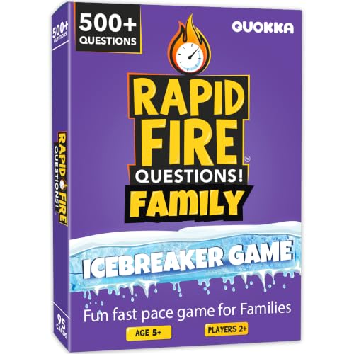 Quokka Family Conversation Cards Game - Icebreaker Game for Kids 8-12 | Break the Ice Cards for Kids and Families with 500+ Questions - Family Game Travel Version - Perfect for Families Games Night - color: Family Original, size: Original