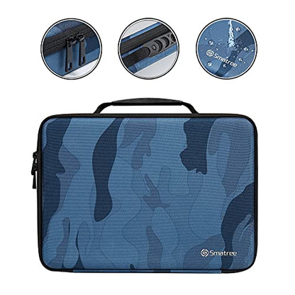 Smatree Hard Carrying Bag for 14.2inch Apple MacBook Pro M5 2025/2024 M4 | for 13 inch APPLE MacBook Air M4 2025/2024,iPad Pro M5 2025/iPad Air M3 2025/iPadPro M4 2024,Navy Blue - color: Navy Blue