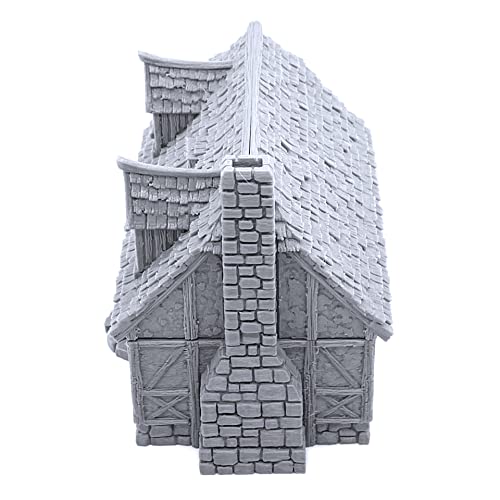Perfectly Normal House by Printable Scenery, 3D Printed Tabletop RPG Scenery and Wargame Terrain 28mm Miniatures