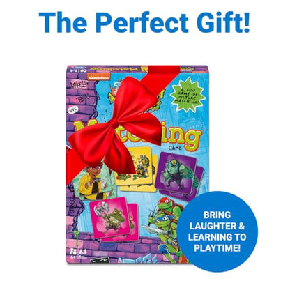 Wonder Forge Teenage Mutant Ninja Turtles Matching Game-Fun & Quick Memory Game for Kids | Engaging Toy for Ages 3-5 Years | Ideal for Solo or Family Play