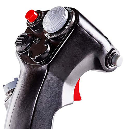 Thrustmaster F-16C Viper HOTAS Add-On Fighter Flight Stick Grip - PC | 1:1 replica, 100% metal, 19 action buttons, 8-way hat, fits HOTAS Warthog, Cougar & Magnetic Base, native DCS support - style: F-16 Viper Grip Add On