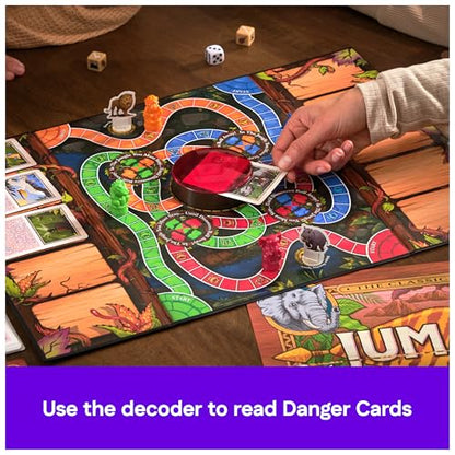 Spin Master Games Jumanji: The Game 30th Anniversary Classic Board Game | Thrilling Jungle Adventure, Solve Riddles & Dodge Dangers To Win, Teaches Strategic Problem Solving, 2-4 Players, Ages 8+ - style: Classic Board Game