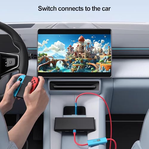 Capture Card USB C to USB-A/C 4K Video Capture Card USB 3.0, Supports 100W Fast Charging, Video Recording for Gaming, Streaming, Recording, Compatible with Switch, Steam Deck, iPad