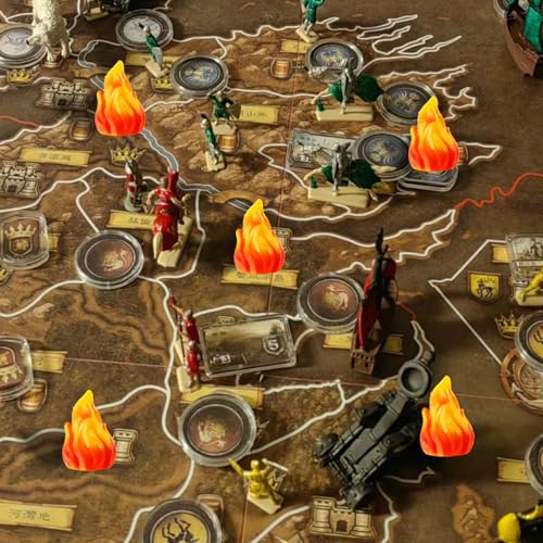 20 Pcs Mini Fake Fire Campfire Miniature Village Campfire Landscape Crafts Christmas Miniature Town Accessories for Mini Christmas Scene Micro Landscape Decor