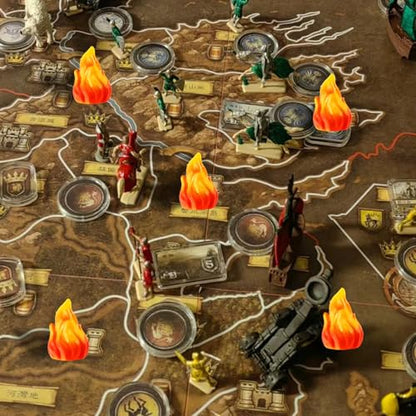 20 Pcs Mini Fake Fire Campfire Miniature Village Campfire Landscape Crafts Christmas Miniature Town Accessories for Mini Christmas Scene Micro Landscape Decor