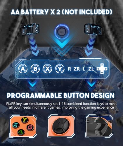 Dinosoo Wireless Controller for Xbox One/Series X|S & PC, Bluetooth, 2 Vibration Motors, TURBO, Macro, 3.5mm Headphone Jack Orange+Gray - Upgrading with a PC before connecting to X-box