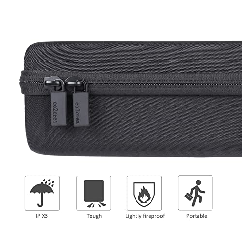 co2CREA Hard Travel Case for Razer Tartarus Pro V2 Gaming Keypad | Travel Storage, Space For Keypad And Cable, Organized Interior, Protective Carrying Case - size: for Gaming Keypad