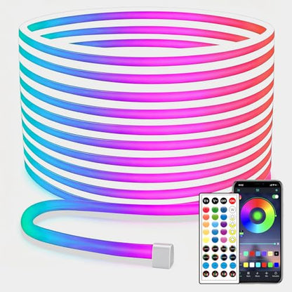 segrass 32.8ft RGB LED neon Rope Lights LED neon Strip Lights Waterproof Flexible Neon LED Strip Lights,Led Lights for Bedroom - size: 32.8FT