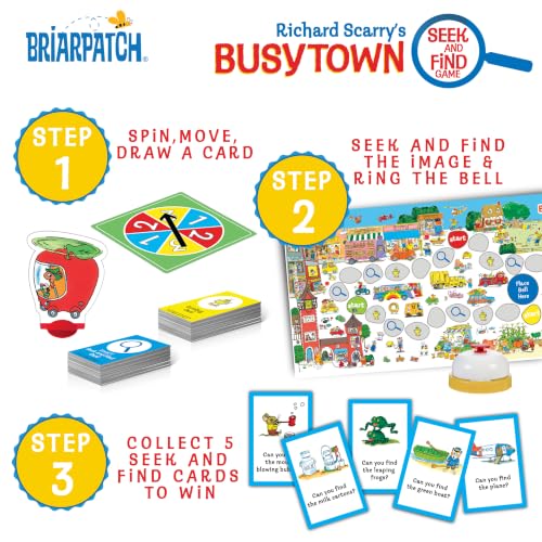 Richard Scarry's Busytown Seek & Find Game, Preschool Learning, Ages 3+