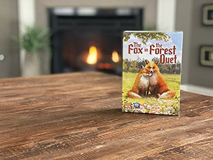 Renegade Game Studios Fox in the Forest Duet 2 Player Card Game | Cooperative trick-taking game for ages 10+. Features beautiful artwork and gems to collect during 30-minute gameplay