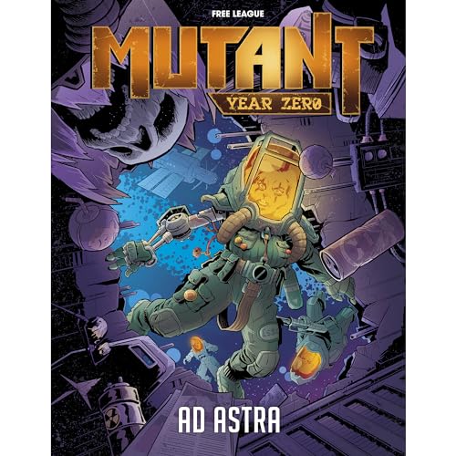Free League Publishing: Mutant: Year Zero - Ad Astra - Hardback RPG Book, Thrilling Campaign Module, Space Roleplaying Adventure