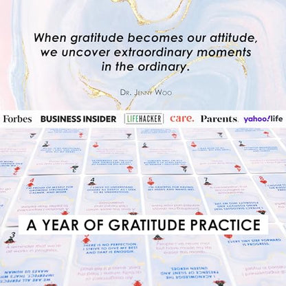 Mind Brain Emotion 52 Essential Gratitude Attitude: Journal & Conversation Cards to Boost Mood & Mindset - Empowering Prompts, Self-Help Affirmations, and Insightful Quotes - for Kids & Adults - style: Gratitude Attitude