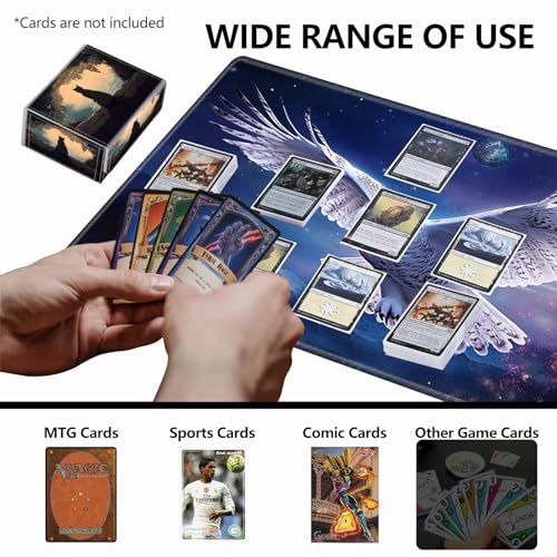 Strong Magnet Card Case Deck Box Mtg Card Box Playing Card Box Magic Deck Box Tcg Up to 200 Cards Creative Pattern Trading Card Storage Box for Collectible Card Games, A Pretty Cat - color: A Pretty Cat