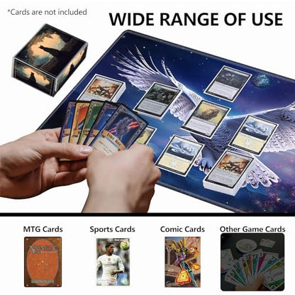 Strong Magnet Card Case Deck Box Mtg Card Box Playing Card Box Magic Deck Box Tcg Up to 200 Cards Creative Pattern Trading Card Storage Box for Collectible Card Games, A Pretty Cat - color: A Pretty Cat