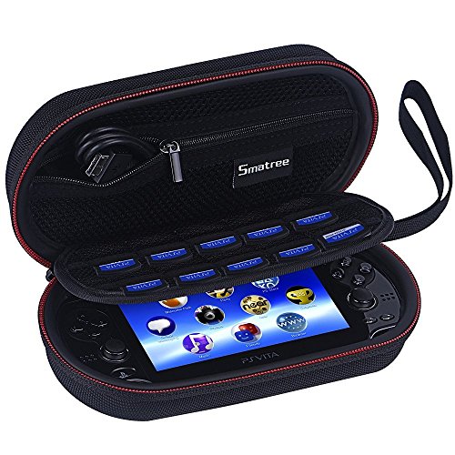 Smatree P100 Carrying Case for PS Vita | Compatible for PS Vita Slim,PSP 3000(Without Cover) (Not Fit with PS Vita PCH 2000!)(Console and Accessories NOT Included)