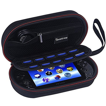 Smatree P100 Carrying Case for PS Vita | Compatible for PS Vita Slim,PSP 3000(Without Cover) (Not Fit with PS Vita PCH 2000!)(Console and Accessories NOT Included)