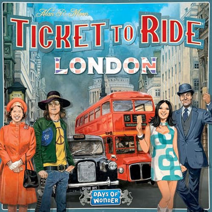 Asmodee Ticket to Ride London Board Game - Train Route-Building Strategy Game, Fun Family Game for Kids & Adults, Ages 8+, 2-4 Players, 10-15 Minute Playtime - style: London
