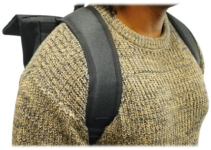 Rockville RPAK Charcoal Durable Backpack Bag with Padded Laptop Pocket | Stylish Nylon Fabric, Fits 15" Laptop, Hidden Zippered Pocket, Adjustable Straps, 2 Side Pockets - color: Charcoal