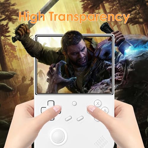 Hianjoo 3-Pack Screen Protector Compatible with ANBERNIC RG40XX V Handheld Game Console 4", [HD Clarity] [9 Hardness] [Anti-Scratch] Tempered Glass