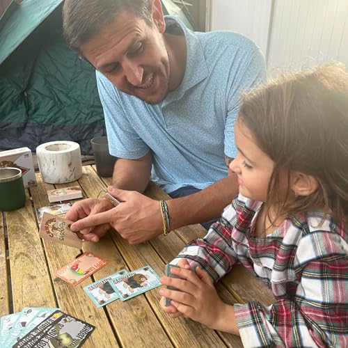 Camping with Sasquatch by Big Discoveries - A 128-Count Family Card Game with a Roar! | Fun Rummy Meets Slapjack Card Games for Kids, Teens, Adults, and Families - style: Camping with Sasquatch