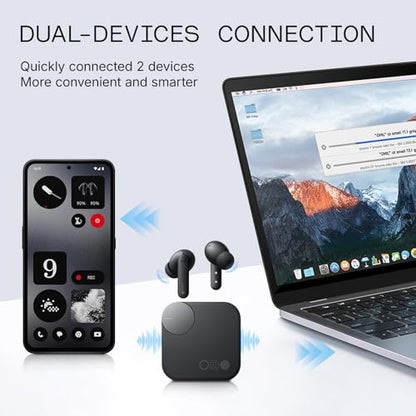 CMF Buds Pro 2 Wireless Earbuds with Smart Dial, 50dB Hybrid Noise Cancelling Earbuds Wireless Bluetooth 5.3, 11mm Bass with LDAC, 6 Hi-Res Audio Mics, 43H Playtime, Fast Charging Case, Dark Grey - color: Dark Grey
