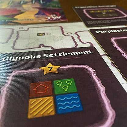 Cartographers: Map Pack 2, Affril | Expansion for The Award-Winning Game of Map Drawing | Strategy Flip and Write Fantasy Board Game | Family Board Game for 1-75 Players Ages 10+ by Thunderworks Games - style: Pack 2