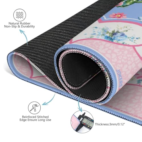 Pink Western Cowgirl Mahjong Mat, 31.5*31.5in Anti Slip Mahjong Table Cover, Noise Reduction, Neoprene Mah jongg Mat with Carrying Bag & 3 Dices, Mahjong Set Gift, Poker Board Tile Games Mats - color: Horse